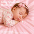 2 Pack 52x28x8 Satin Crib Sheets Girl, Silky Baby Sheet Great for Sensitive Hair, Fitted Toddler Bed Cover (Pink
