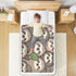 siphylline 52" 34" Cute Cartoon Sloth Brown Extra Large Resuable Baby Bed Pad Highly Absorbent Diaper Changing Pad