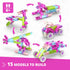 Engino STEM Girls Construction Building Designer 15 Model Toy Set, Educational Gift for Ages 6-12