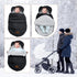 Stroller Universal Sleeping Bag, Winter Outdoor Hooded Bunting Bag, Windproof and Water-Resistant Stroller Accessory