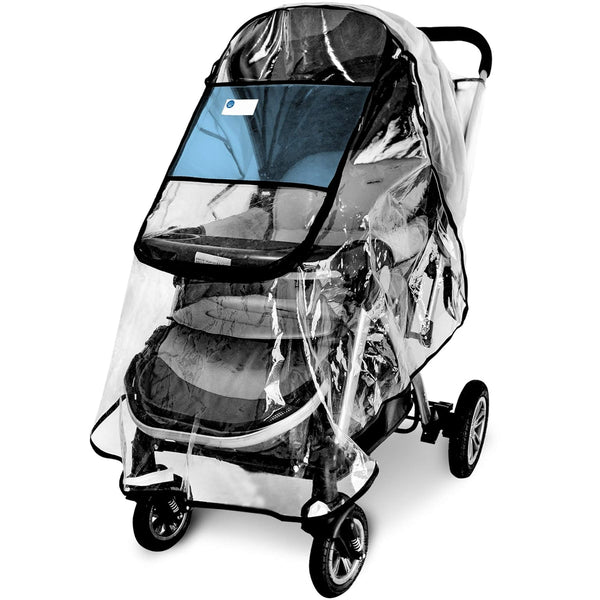Vaxaape Stroller Rain Cover,Universal Stroller Accessory,Waterproof, Windproof Protection,Protect from Dust Snow,Baby Travel Weather