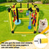 Interactive Dog Play Gym for Puppies Indoor Puppy Play Gym with Hanging Toys, Chew Accessories & Activity Posts