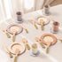 ROBOTIME Play Kitchen Dishes Set, 29PCS Wooden Toddler Plates and Dishes for