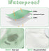 6Pcs 360 0 12 Zainpe Rotate Baby Bibs Waterproof Snap Cotton Baby Bib Absorbent Feeding Burp Cloth for Infant to Months