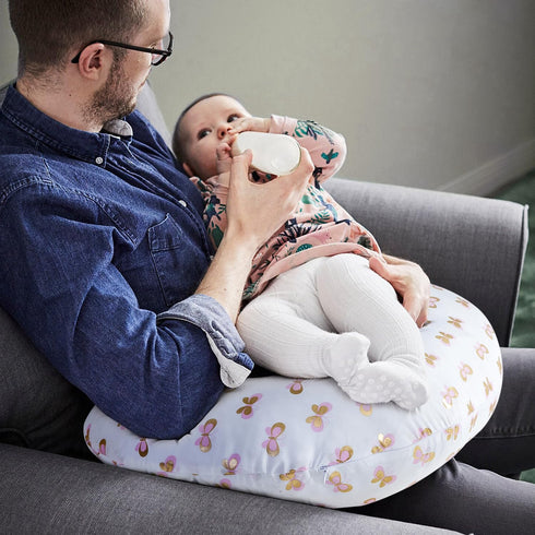 0-16 Little Grape Land Nursing Pillow, Breastfeeding Pillows for Mom with Removable Cover and Breathable Filling