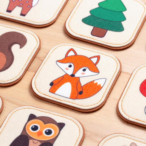 24 1+ 13 Felt Matching Game for Ages Soft and Safe for Ages Montessori Memory Game Sensory Flash Cards Best Educational
