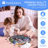 '-16.5 16.5in -451 Wooden Puzzles for Adults, Forest Elephant Wooden Jigsaw Puzzle for Adults, Wood Puzzles Adult