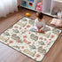 KICPOAY 50 50 Baby Play Mat Cowboy Boot Hats Western x Playpen Mats for Floor Play Gym Crawling Mat Non-Slip Cushioned