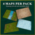 Game Knights Game Knight Encounters Map Mat, Double-Sided Gloss Laminated Dry Erase Battle Map for Roleplaying