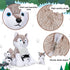 5PCS Wolf Plush Toys, 13.4 Inch Wolf Mom with Mini Babies, Stuffed Animal Family Set for Girls Boys Christmas