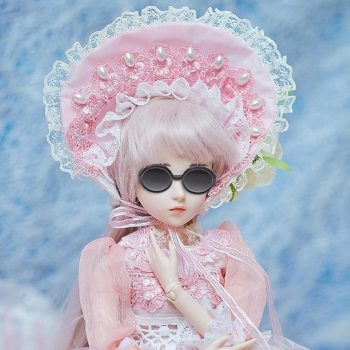 TOYANDONA 40pcs Doll Glasses, Miniature Eyeglasses Costume Accessories for Dollhouse Crafts (Random Color)