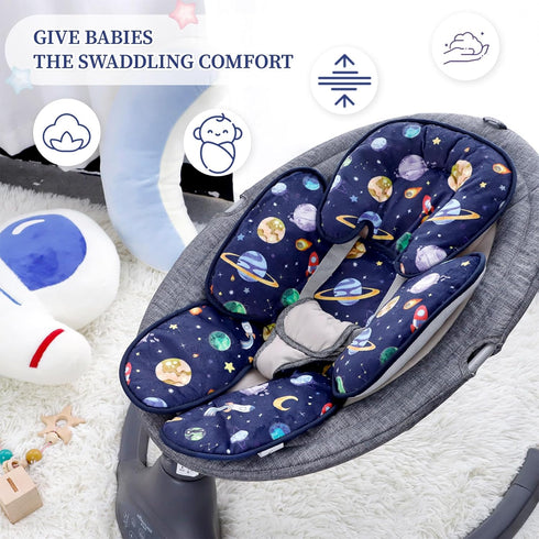 2 1 Pea Pod Baby Car Seat Head Support for Newborn, in Infant Car Seat Head Body Support for Boys Extra Soft Breathable