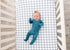 Ledger Design Premium Fitted Knit Crib Sheet by Copper Pearl