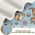 Ollabaky 30"x40" Otters Baby Blanket for Boys Girls Cotton Throw Blanket Swaddle Blanket for Crib Stroller Nursery