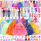ZITA ELEMENT 101 Pcs Doll Clothes and Accessories Ramdom Style Gift Box