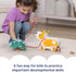 Set 3+ Melissa & Doug Feed, Walk & Poo Pup Wooden Preschool Pull Toy Play Ages - FSC Certified