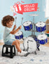 Set 4 5 6 Upgraded Kids Drum for Toddlers Plastic Musical Jazz Drum Instruments Kit Birthday Musical Learning Toys