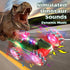 Dinosaur Remote Control Car, 2.4Ghz 4WD RC Cars with Dinosaur Sounds & Light Music, Gesture Sensing Remote Control Car