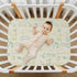 Caihoyu 52x28in Fitted Crib Sheets for Baby Boys or Girls Soft Breathable Baby Play Yard Sheet for Standard Size Crib