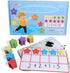 ZazzyKid Magnetic Ten-Frame Set, Math Manipulatives for Classroom Learning Counting Games for Kindergarten Kids