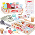 Wooden Ice Cream Toys for Toddlers 3-5, Kids Wooden Toys Play Kitchen