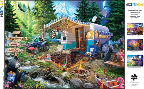 Buffalo Games Mountain Retreat 1000 Piece Jigsaw Puzzle for Adults, Perfect for Game Nights