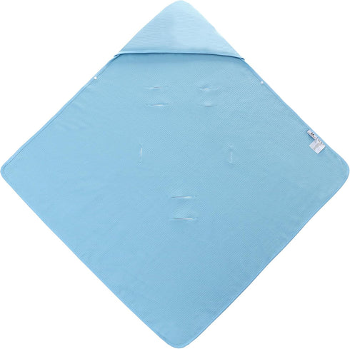 Miracle Baby 35.4"x35.4" Car Seat Swaddle Blanket, Waffle Carseat Blanket for Babies, Stroller Wrap Blanket for Infants