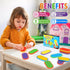Ziogogco 12PCS Silicone Magnetic Slider Toysfor Adults & Teens, Relieves Stress and Anxiety in Children with Autism. A