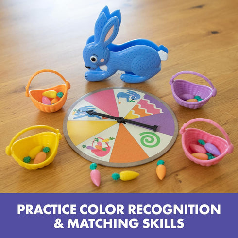 Educational Insights Hoppy Floppy's Happy Hunt Matching Preschool Board Game, Gift for Toddlers Ages 3+