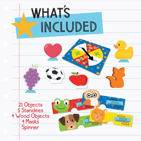 Briarpatch | Hocus Pocus, Everybody Focus - School Readiness Game for Preschool, Travel Friendly Activity for Kids Ages