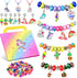 BDBKYWY Girls Charm Bracelet Making Kit, Unicorn Jewelry Supplies DIY Art Craft Set, Birthday Gifts for 3-8 Year Old