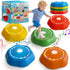 Brezlio Musical Stepping Stones for Kids - 7 Piano & Drum Tones, Flashing