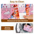 Sprouterie 2 Pack High Chair Cover for Baby Restaurant Blue and Pink Highchair Covers for Restaurant Waterproof
