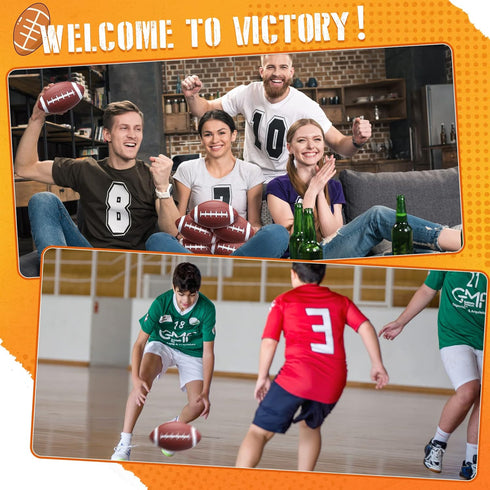 Libima 24 Pcs Mini Inflatable Footballs - 7 Inch Rubber Sports Balls for Boys Girls Outdoor & Indoor Games