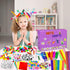 2000 Pcs DIY Arts and Crafts Supplies Kit for Kids, All in 1 Crafting Collage Activity for Toddlers Age 5-9