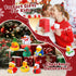 24 Pcs Christmas Rubber Ducks with a Bag, Christmas Stocking Stuffers for Kids, Santa Duckies for Xmas Party Favors