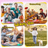 16 Pack (12 Inch,Pastel Sratte Screaming Chicken Toys Bulk Large Rubber Squeaking Chicken Toys for Pet Chew Gifts Prank