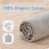 Newborn Baby Loveys Security Blanket - Muslin Soft & Breathable Organic Cotton Lion Lovies for Boys Girls Unisex