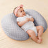 Plush Dot Nursing Pillow Cover - Gray Breastfeeding Slipcover