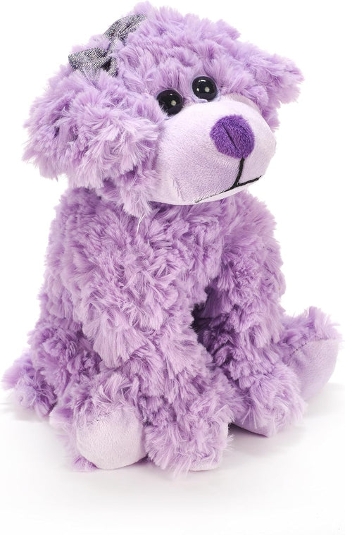 The Petting Zoo Scruffy Dog Stuffed Animal, Gifts for Girls, Purple Dog