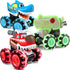 stargo 3 Pack Monster Truck Toy - Motion Activated Light-Up Cars for Toddlers