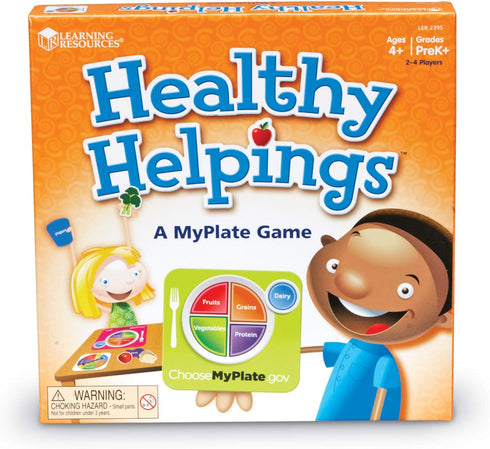 Learning Resources Healthy Helpings A Myplate Game - 10 x 10 in