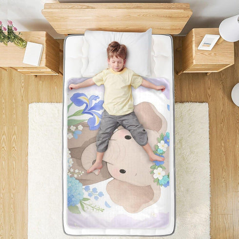 siphylline 52" 34" Cute Cartoon Elephant Purple Extra Large Resuable Changing Pad Covers Waterproof Washable Potty
