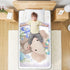 siphylline 52" 34" Cute Cartoon Elephant Purple Extra Large Resuable Changing Pad Covers Waterproof Washable Potty