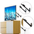 4 Pack+Gift Family Care TV Safety Straps - Metal Furniture Straps for Baby Proofing - TV Straps Safety for Flat Screen