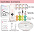 Royal Angels 22 1 Trimmer Set 2 4-in-1 Rechargeable in Electric Nail Value (WhitePink) & Pcs Nose, Nail & Ear Cleaner
