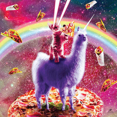 Buffalo Games - James Booker - Laser Llama Kitty - 300 Piece Jigsaw Puzzle for Adults, 21.25 x 15.00