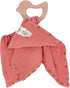 Sterntaler Soft Coral Baby Safety Blanket with Teether