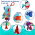 0-6-12-18 bebe mondo Fish Baby Books Toys Months,Touch Feel Crinkle Soft Cloth Books for Babies Infant Newborn, Baby