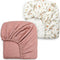 Muslin Crib Sheets,2 Pack Mini Crib Sheets for Girl Boy,52inx 28in Crib